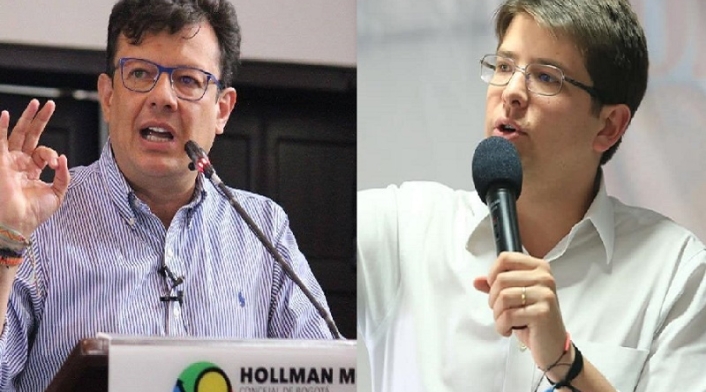 Hollman Morris y Miguel Uribe, con duros enfrentamientos.