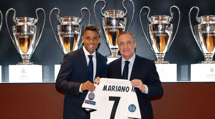 Mariano Díaz es presentado como refuerzo del Real Madrid
