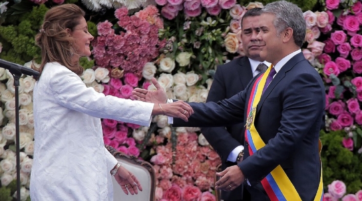 Marta Lucía Ramírez se posesionó como la primera vicepresidenta de la historia de Colombia