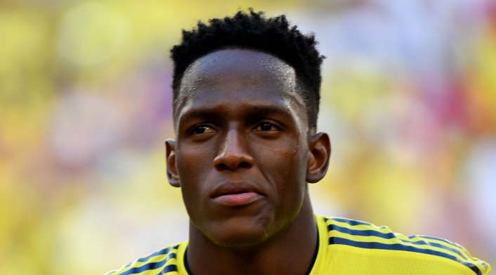 Yerry Mina con la Selección Colombia
