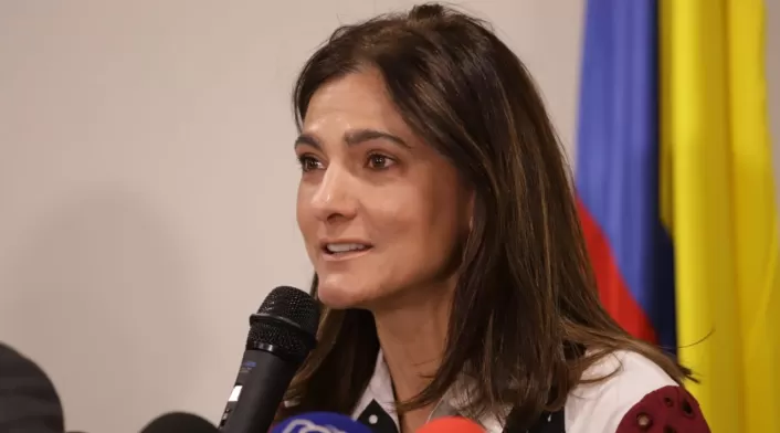 Ministra de Transporte Ángela María Orozco