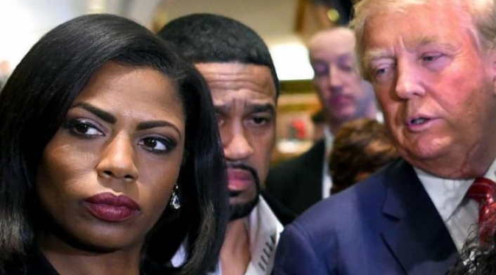 Omarosa Manigault Newman y Donald Trump. Omarosa Manigault Newman y Donald Trump.