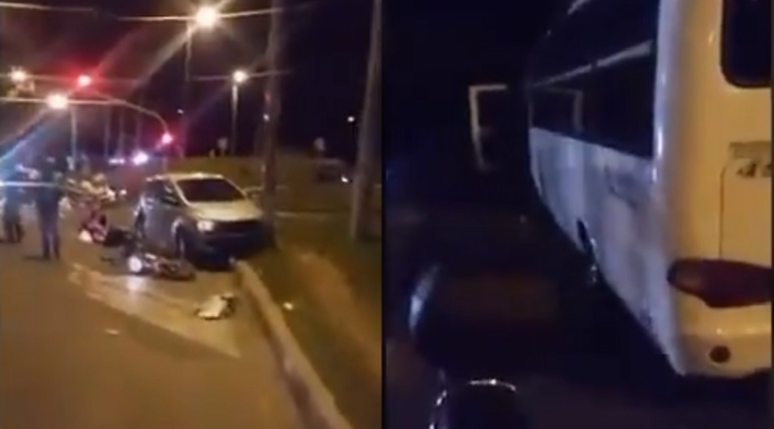 Accidente al norte de Bogotá