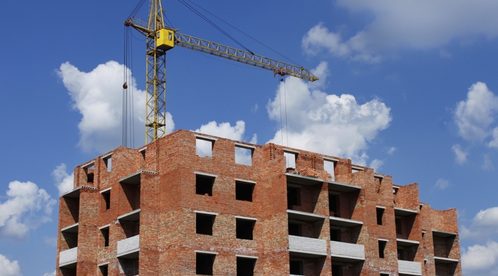 Un proyecto de vivienda en construcción Un proyecto de vivienda en construcción