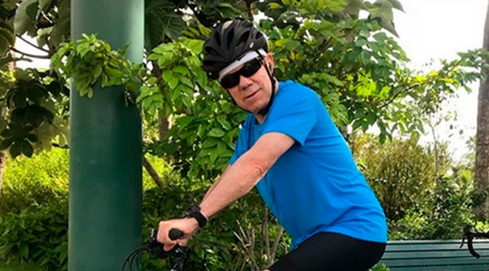 El expresidente Juan Manuel Santos en Miami (Estados Unidos)