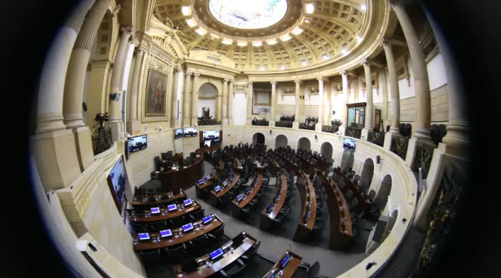 Senado de la República Lidio García, presidente del Senado, dijo que si existe la voluntad política de los congresistas, sería fácil tramitar una reforma constitucional.