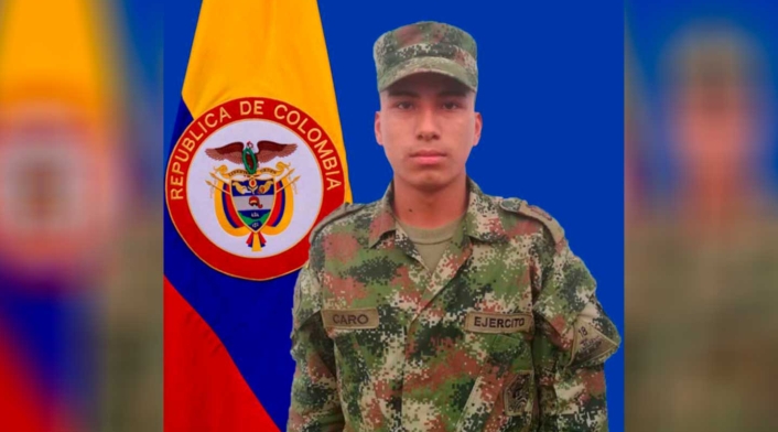 Eduardo Caro Bañol adelantaba el proceso para ser soldado profesional