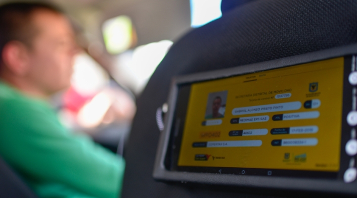 Taxi inteligente en Bogotá