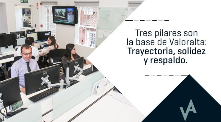 La sede de Valoralta en Bogotá