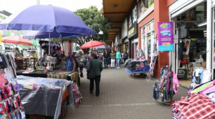 Vendedores informales en Bogotá