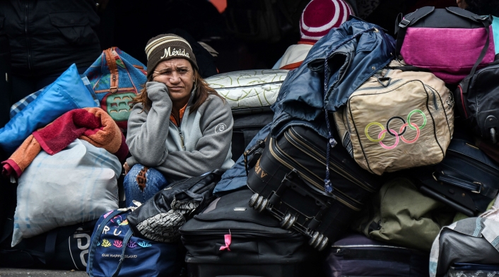 Migrantes venezolanos.