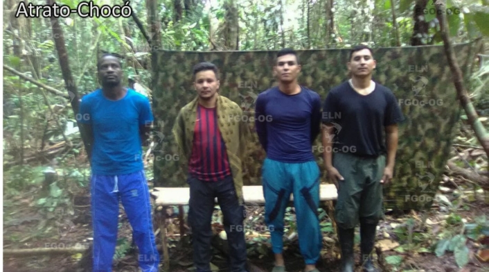 Pruebas de vida de secuestrados por el ELN en Chocó