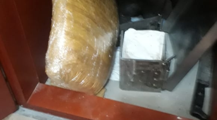 Estupefacientes incautados en el operativo