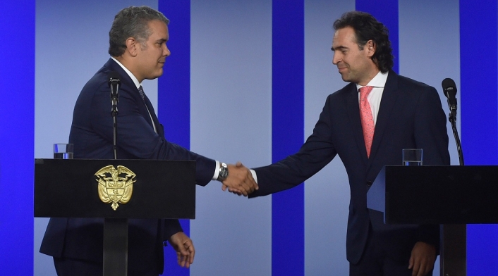 Iván Duque y Federico Guriérrez Iván Duque y Federico Guriérrez