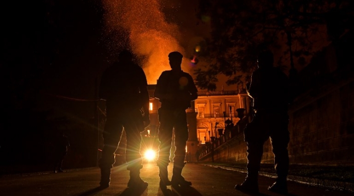Incendio de Museo Nacional de Rio