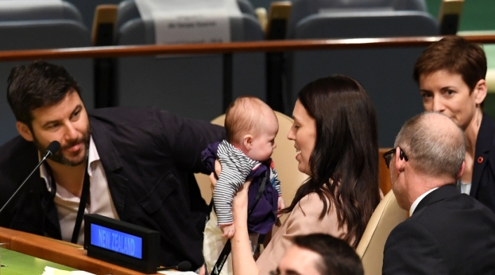 Jacinda Ardern, de 38 años, es la segunda líder mundial en dar a luz en el cargo.