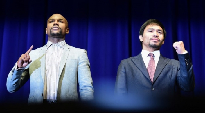 Floyd Mayweather y Manny Pacquiao Floyd Mayweather y Manny Pacquiao