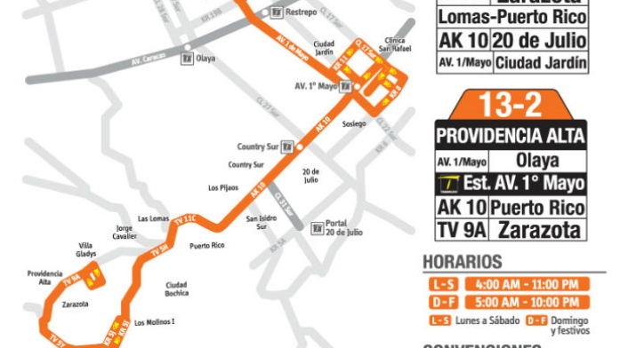 Ruta 13-2 Sitp