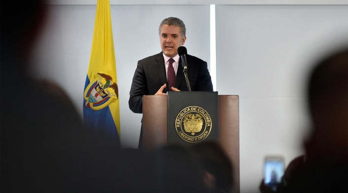 Iván Duque, presidente de Colombia Iván Duque, presidente de Colombia