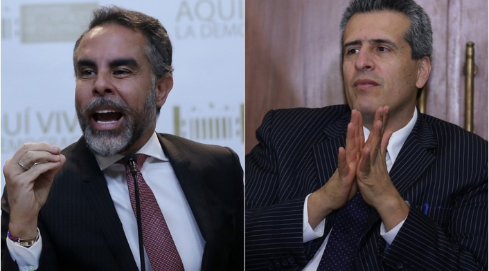 Armando Benedetti y Luis Fernando Velasco, congresistas