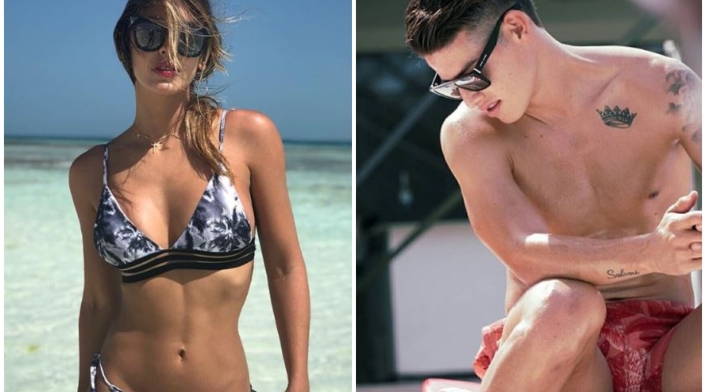 Shannon de Lima y James Rodríguez Shannon de Lima y James Rodríguez