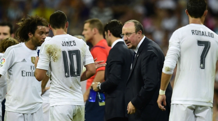 James y Rafa Benitez