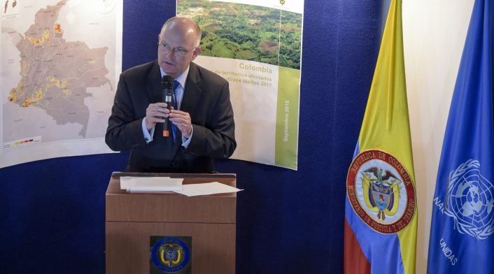 Bo Mathiasen, representante de la UNODC en Colombia