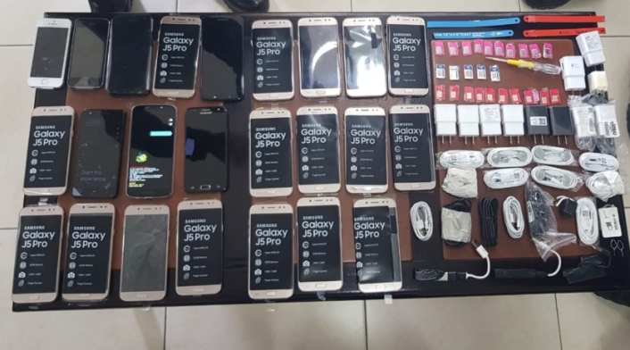Celulares incautados en La Picota