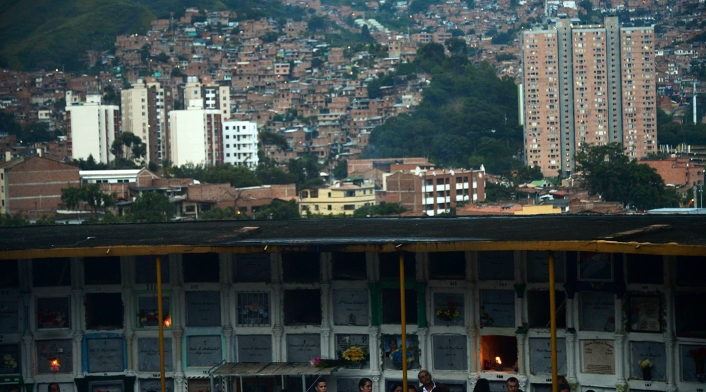 Cementerio San Javier, en Medellín