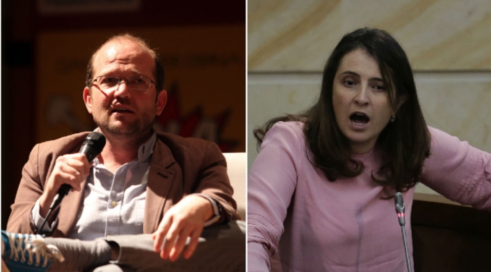 Daniel Samper y Paloma Valencia