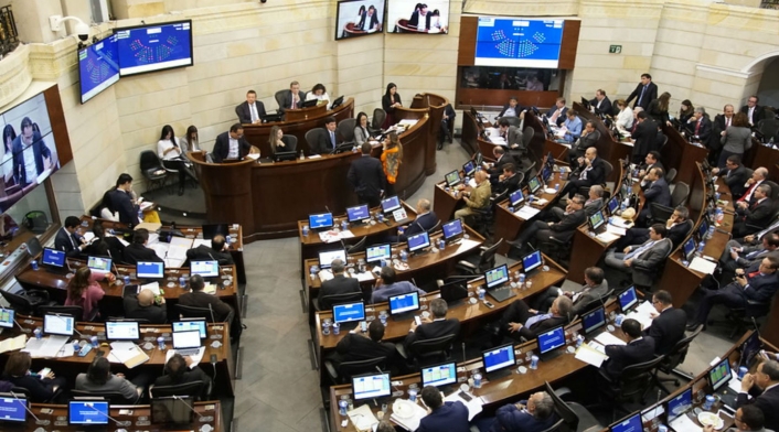 Así estaba la plenaria del Senado en el debate a Alberto Carrasquilla