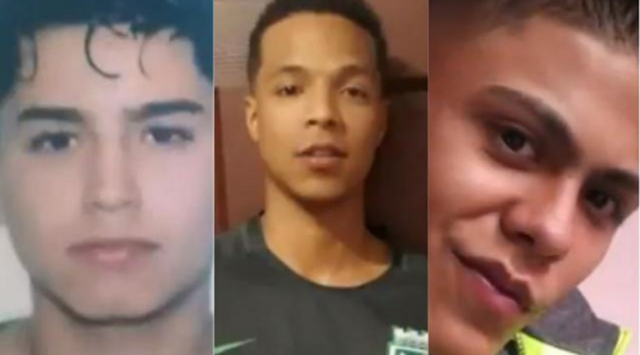 Tres jóvenes desaparecidos en la Comuna 13.