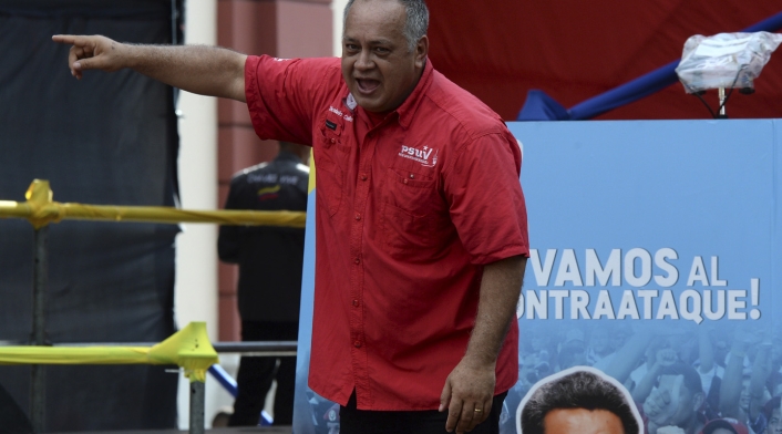 Diosdado Cabello, presidente de la oficialista Asamblea Nacional Constituyente
