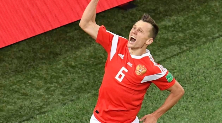 Denis Cheryshev, delantero de la selección rusa