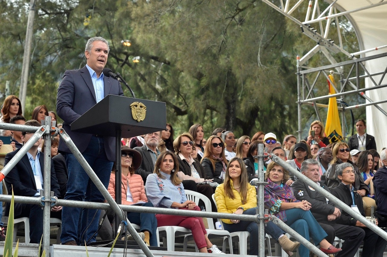 Presidente Duque inaugura evento social