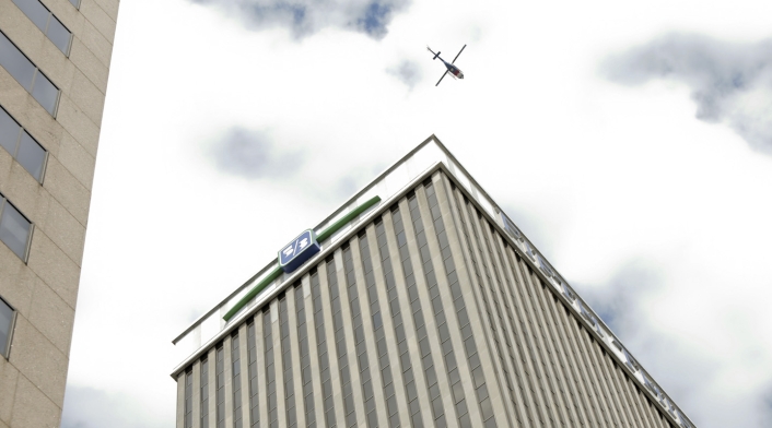 El edificio del Fifth Third Bank, en Cincinnati, escenario de tiroteo