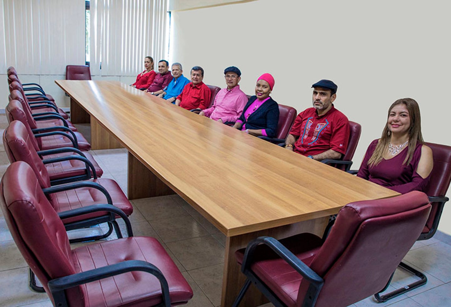 La delegación del ELN en Cuba