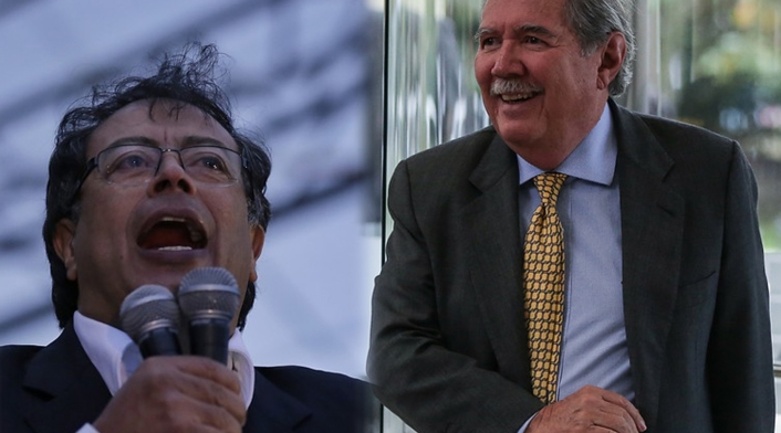 Gustavo Petro y Guillermo Botero Gustavo Petro y Guillermo Botero