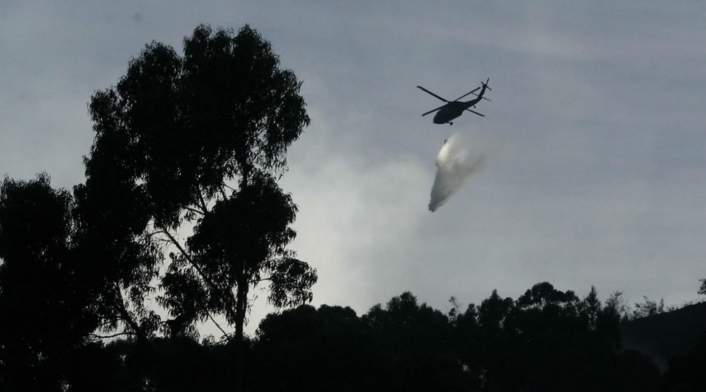 Denuncian ataque desde helicóptero de la Fuerza Pública Denuncian ataque desde helicóptero de la Fuerza Pública