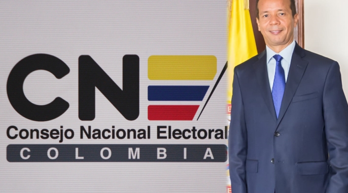 Heriberto Sanabria, presidente del CNE