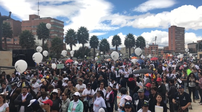 Marcha profesores Fecode