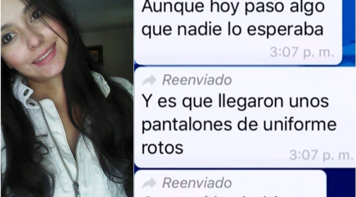 Laura Alejandra Flórez y los mensajes vía WhatsApp en conversación con su padre