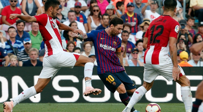 Leo Messi cuestiona rendimiento del Barcelona