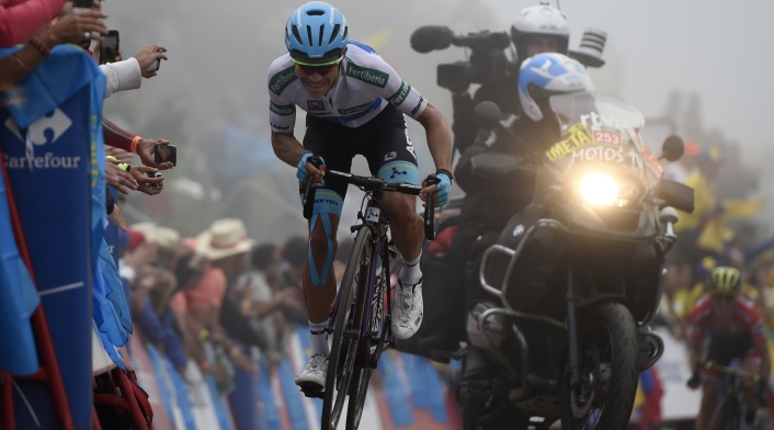 Miguel Ángel López (Superman) en La Vuelta 2018 Miguel Ángel López (Superman) en La Vuelta 2018