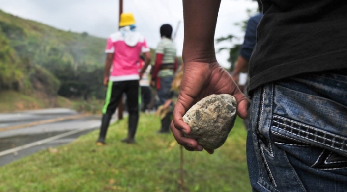 Protestas indígenas en Colombia