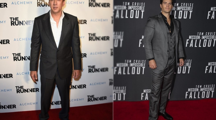 Nicolas Cage y Henry Cavill