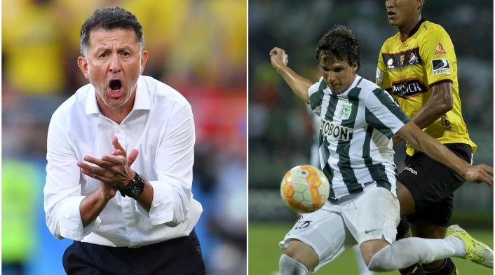 Juan Carlos Osorio (Técnico colombiano) y Pablo Zeballos (futbolista paraguayo)