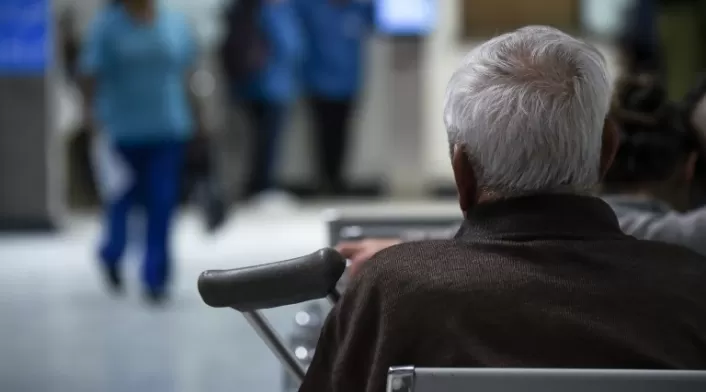 Paciente atendido en un centro hospitalario, en Colombia