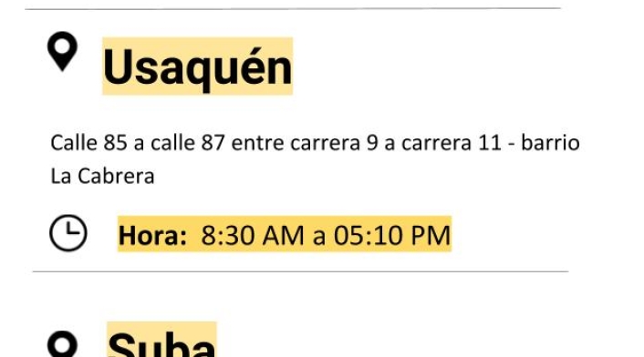 Plantilla cortes de energía