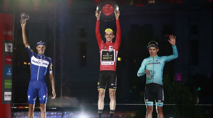 Podio Vuelta a España 2018